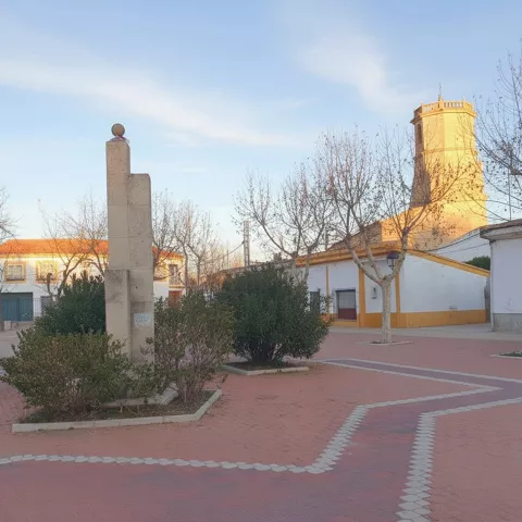 Vista de una calle de Vianos en Albacete