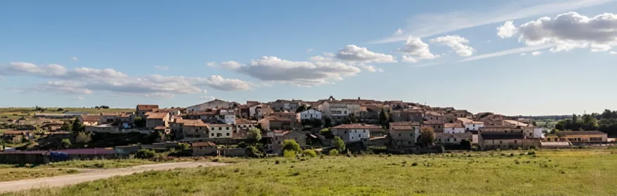 Panorámica del casco urbano desde el exterior