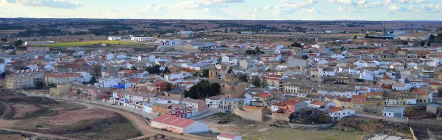 Vista del pueblo de Fuentealbilla