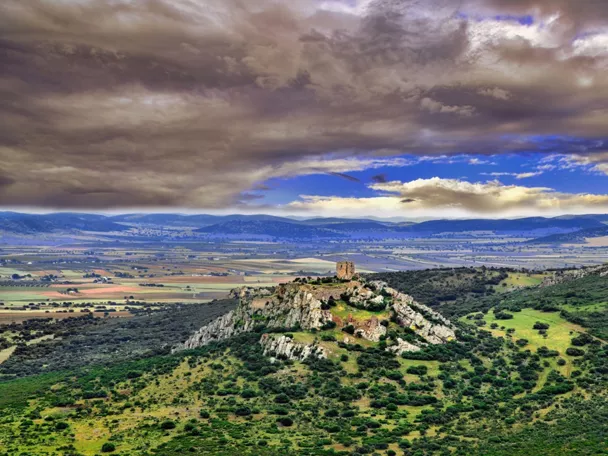 Vistas aéreas del campo de calatrava