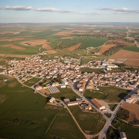 Vista aérea de Viveros en Albacete
