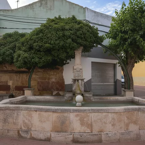 Fuente en la localidad de Viveros, en la provincia de Albacete