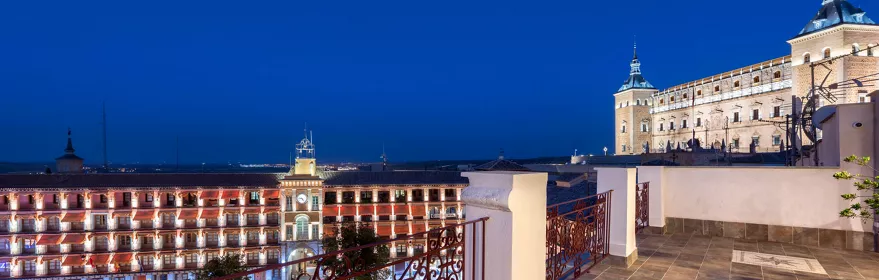 Imagen de la terraza del hotel