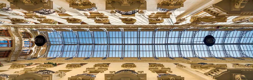 Vista del cerramiento del Pasaje de Lodares