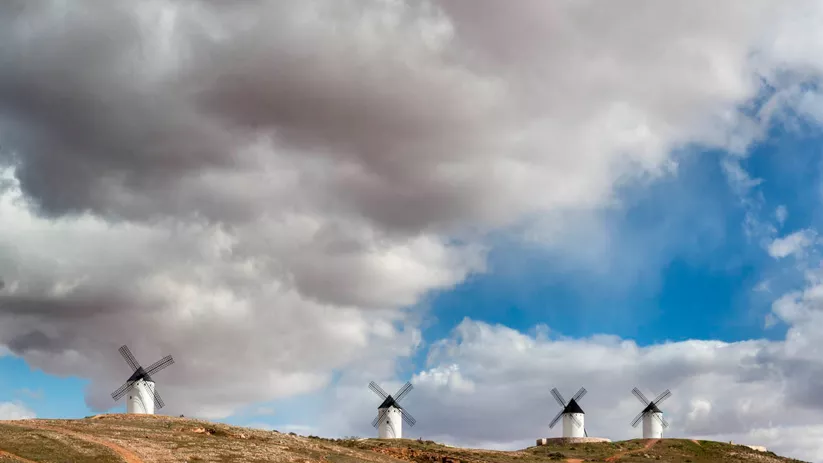 Molinos en el Cerro de San Antón de Alcázar de San Juan