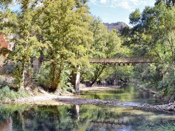 Imagen de un rio del coto