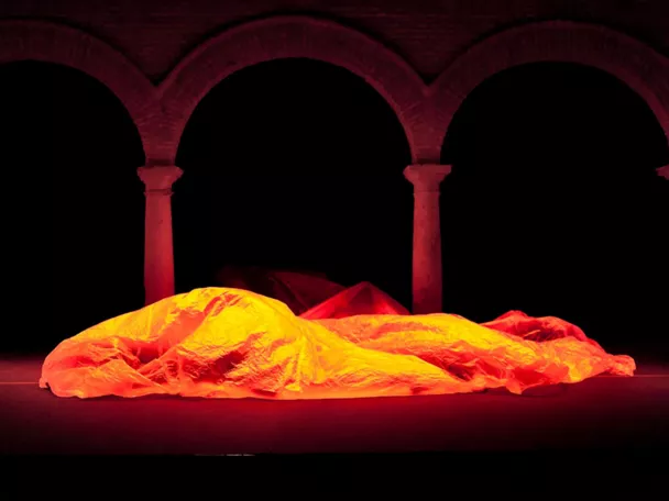 Representación de una obra en el Festival Internacional de Teatro Clásico de Almagro