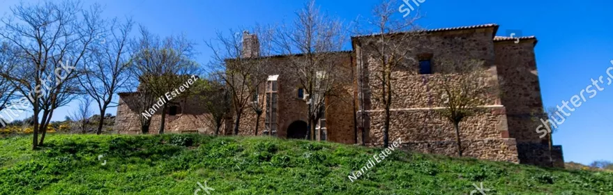 Iglesia de Nuestra Señora de Robusto en Aguilar de Anguita. Guadalajara, Castilla la Mancha, España.