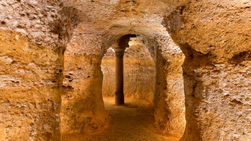 Planta inferior de la Cueva de Medrano en Argamasilla de Alba