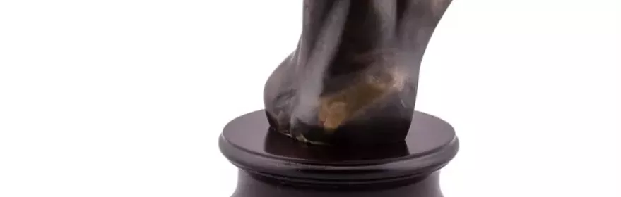 Imagen de cabeza de caballo de bronce