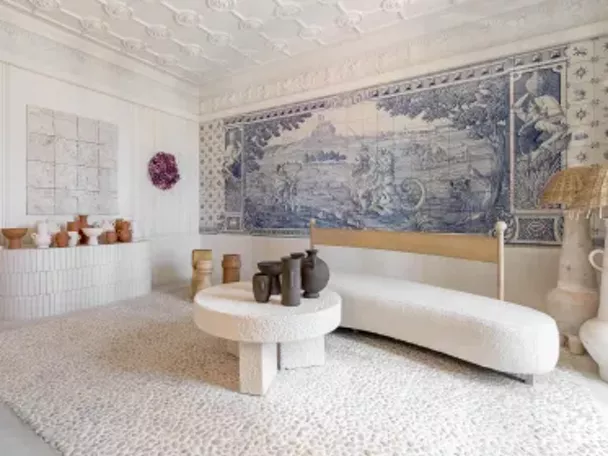 Imagen del salón-comedor Adunia diseñado por Miguel Muñoz