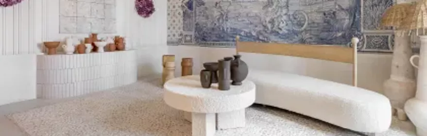 Imagen del salón-comedor Adunia diseñado por Miguel Muñoz