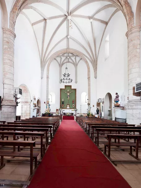 Interior de la Iglesia de San Millán, Cañamares