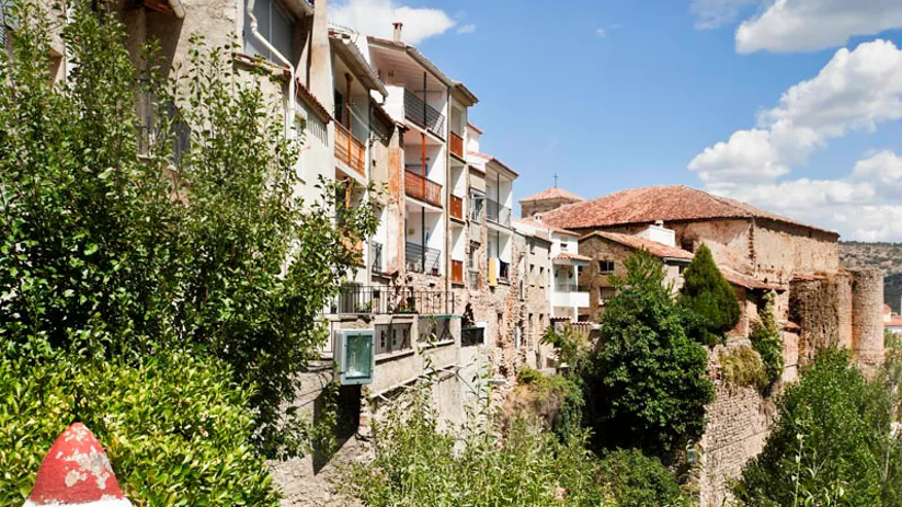 Vista del caserío de Cañete