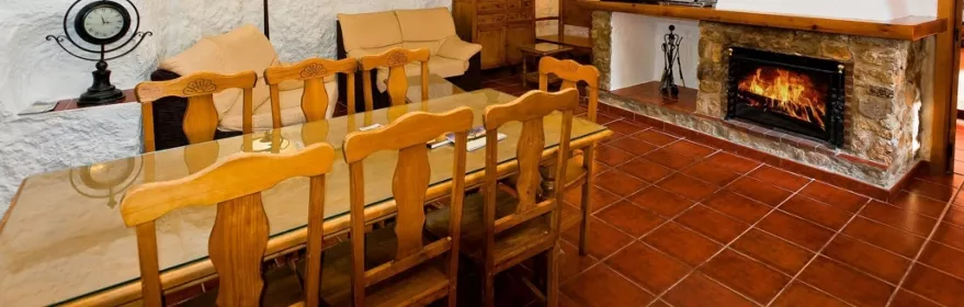 Salon principal de Casa Rural La Herradura del rio Jucar