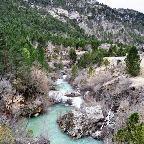 Imagen panorámica del alto Tajo