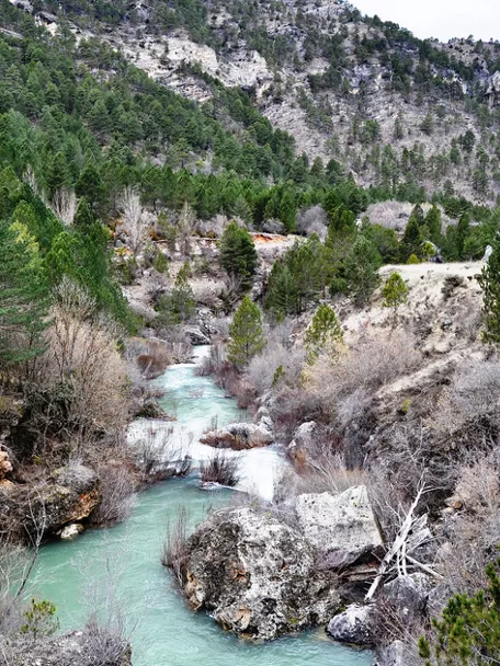 Imagen panorámica del alto Tajo