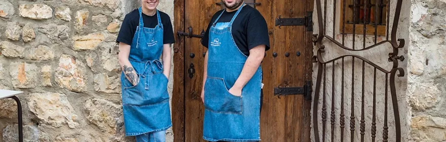Olga García y Alex Paz, chefs del restaurante Fuentelgato
