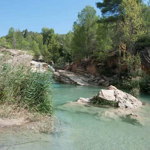 Chorreras del río Cabriel entre Enguídanos y Villora