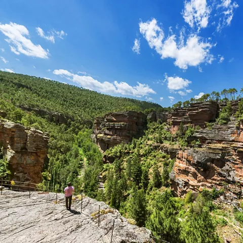 Imagen del cielo en Guadalajara visto desde una montaña