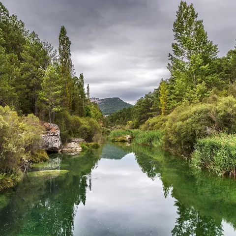Imagen del cielo en Guadalajara oscuro