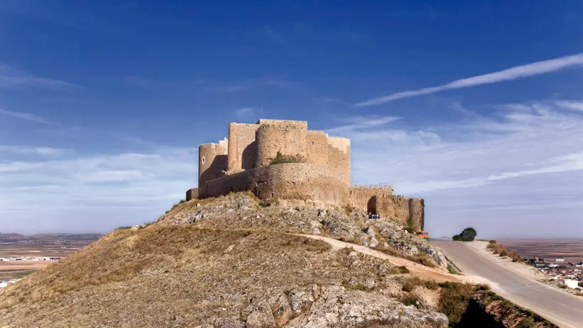Vista del castillo de la Muela en Consuegra