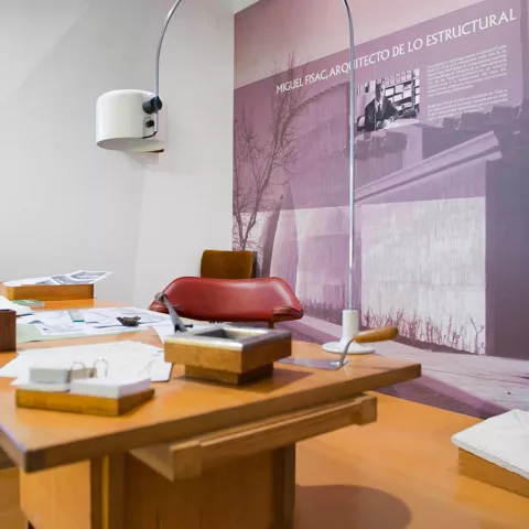 Sala dedicada a Miguel Fisac en el Museo Comarcal de Daimiel