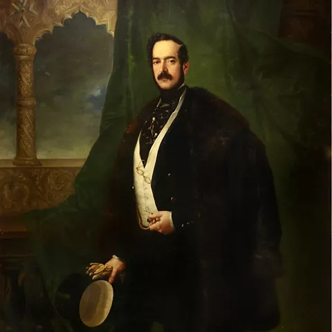 Retrato del duque de Riánsares, impulsor del palacio construido en Tarancón