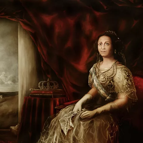 Retrato de la duquesa de Riánsares, impulsora junto a su marido del palacio de su nombre en Tarancón