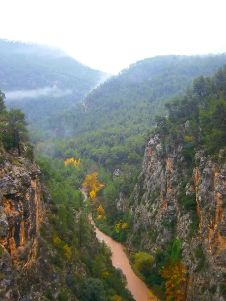 Vista del Alto Turia en Santa Cruz de Moya, Cuenca