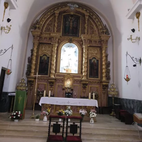 Interior del Santuario de la Virgen de Riánsares en Tarancón