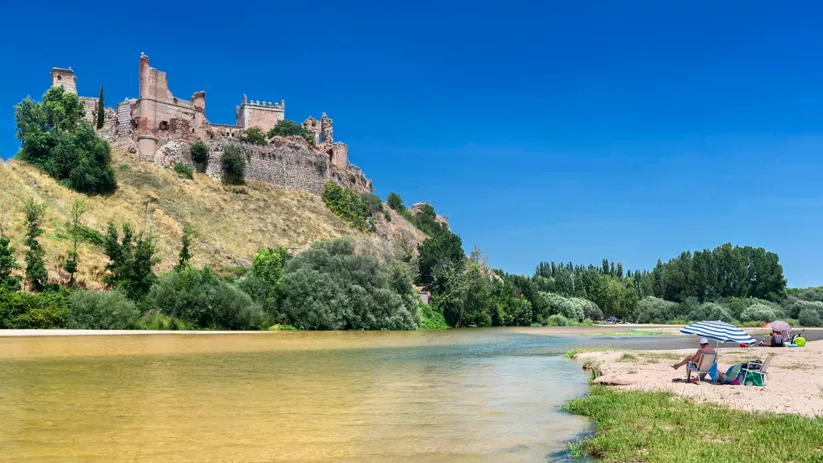 Bañistas en Escalona