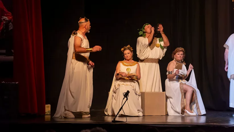 Representación en el Festival de Artes Escénicas de Calzada de Calatrava