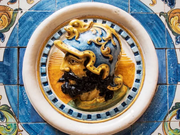 Imagen de retrato en cerámica