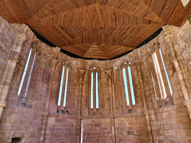 Interior del ábside de Santa María de Atienza de Huete