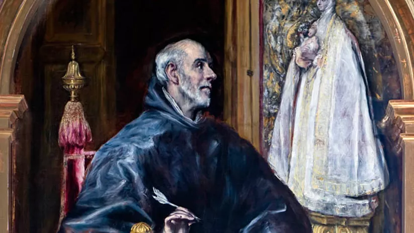 San Ildefonso del Greco en el Santuario de Nuestra Señora de la Caridad de Illescas