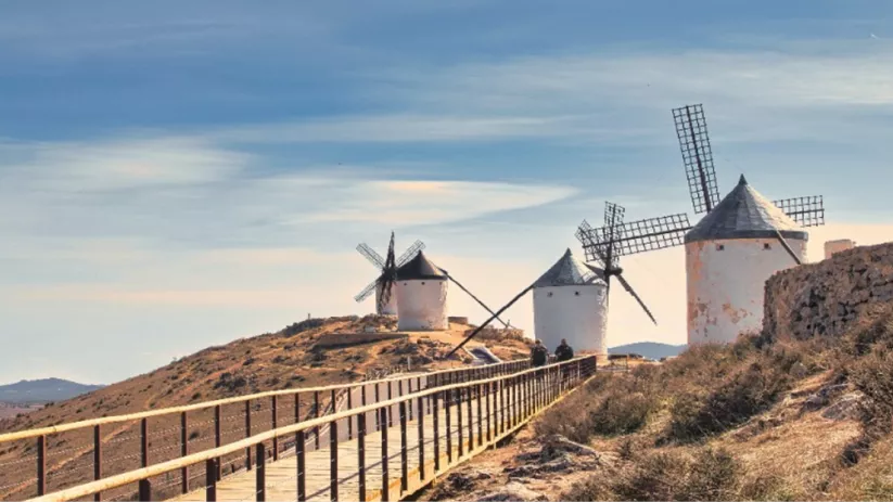 Otra imagen de molinos