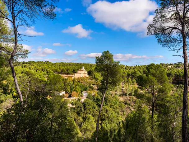 Vista general del Santuario de Consolación, Iniesta