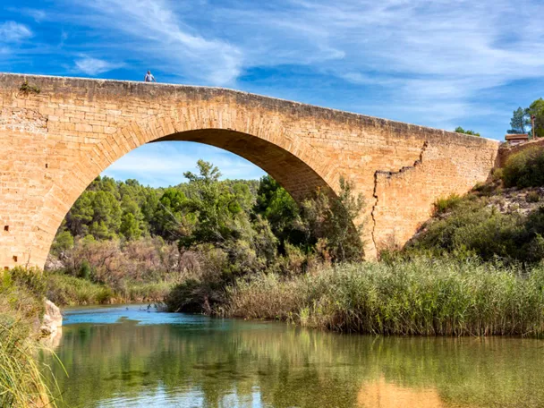 Puente de Vadocañas sobre el río Cabriel, Iniesta