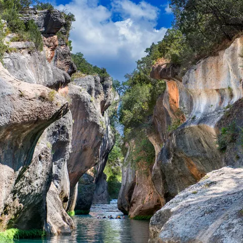 Río Júcar en los alrededores de Villalba de la Sierra