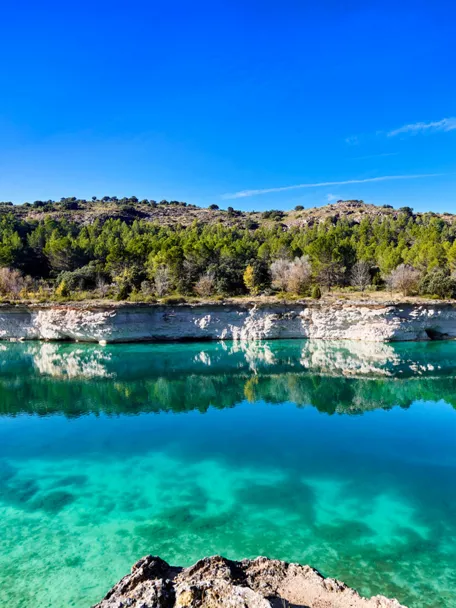 Lagunas de aguas turquesas