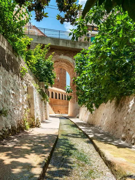 Vista del Lavadero el Ramblón en Liétor