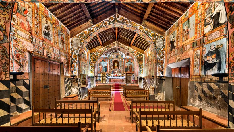 Interior de la Ermita de Belén