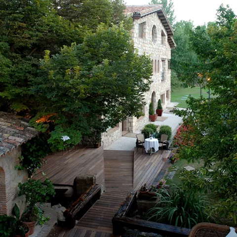 Imagen de la fachada del molino