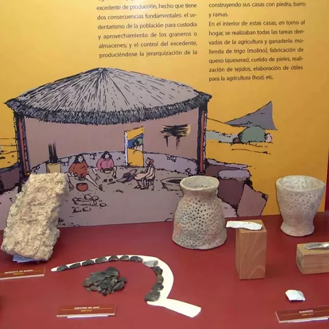Exposición del Museo Arqueológico de Iniesta