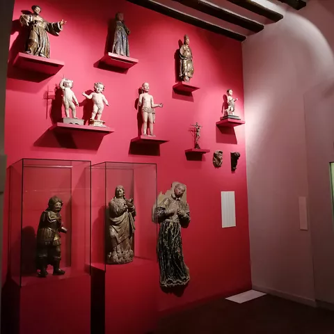 Esculturas religiosas en el Museo de Arte Sacro de Huete
