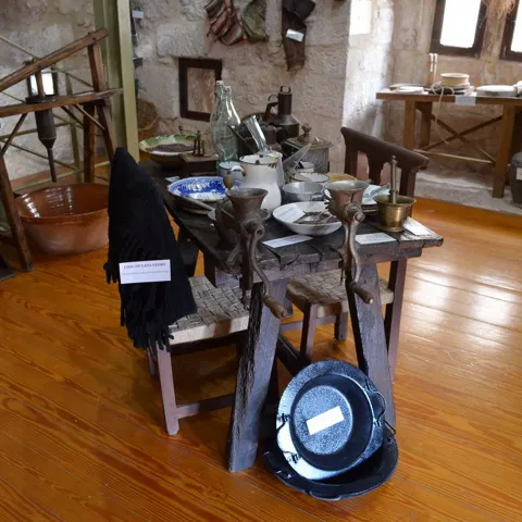 Parte de la exposición del Museo Etnográfico de San Clemente