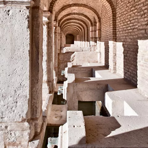 Interior de la fuente grande de Ocaña