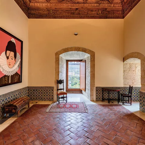 Dormitorio de la princesa de Éboli en el Palacio Ducal de Pastrana