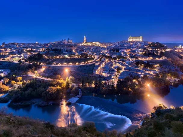Imagen panorámica de Toledo desde el Parador Nacional